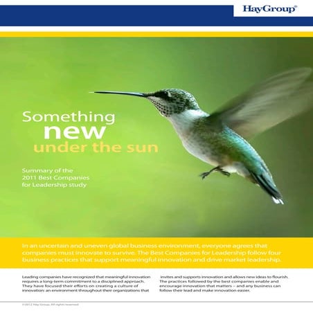 Something new under the sun 