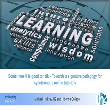 Sometimes   it is good to talk