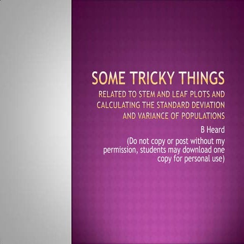 Some tricky things math 221 week 3