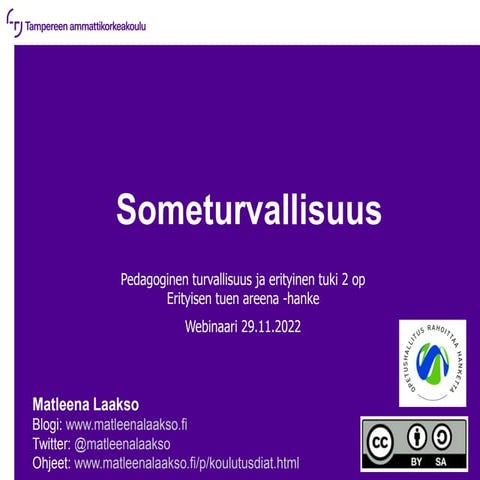 Someturvallisuus 29.11.22