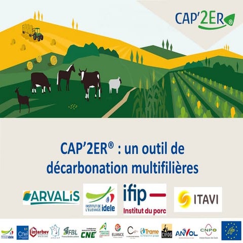 SOMMET 2023 Évolution de l’outil d’évaluation environnementale CAP’2ER® qui i...