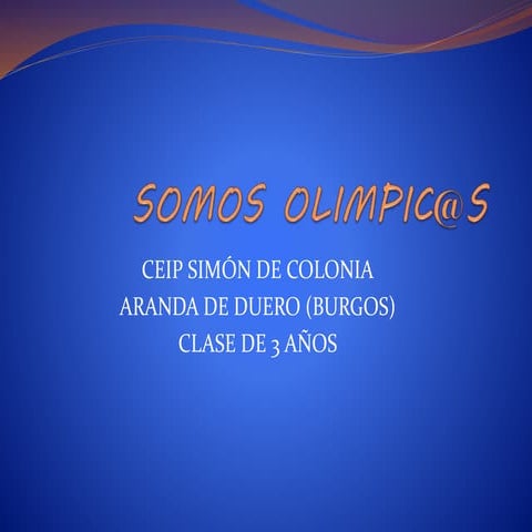 Somos olimpicos