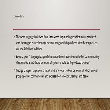 Language across curriculum B.Ed 2 year  PPT