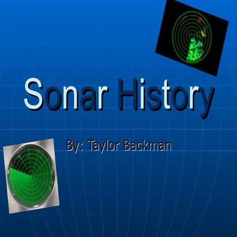 Sonar history