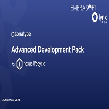 INAIL e la cultura cybersecurity: Sonatype Advanced Development Pack