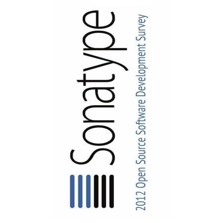 Sonatype component survey 2012