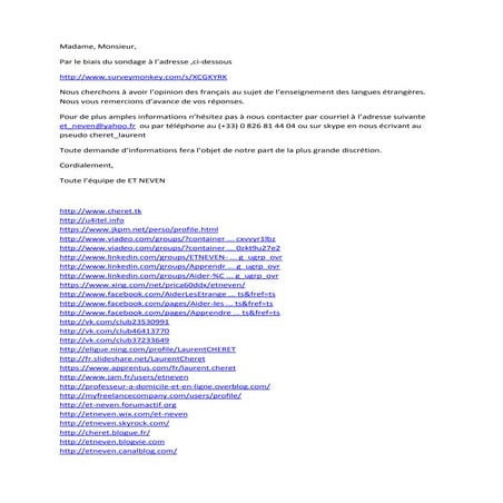 Sondage enseignement langues_etrangères