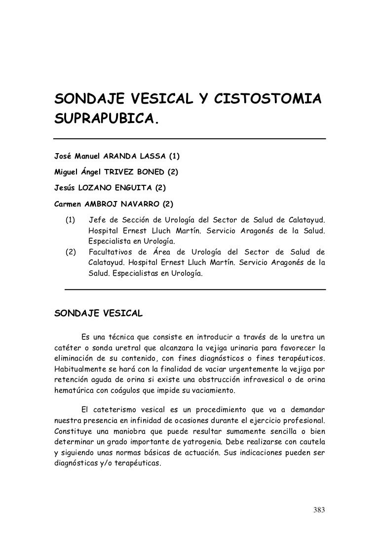 uretritis después de procedimientos de derivación uretritis después de procedimientos de derivación