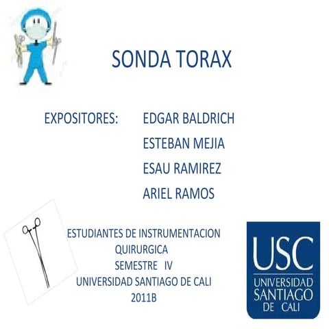 Sonda torax