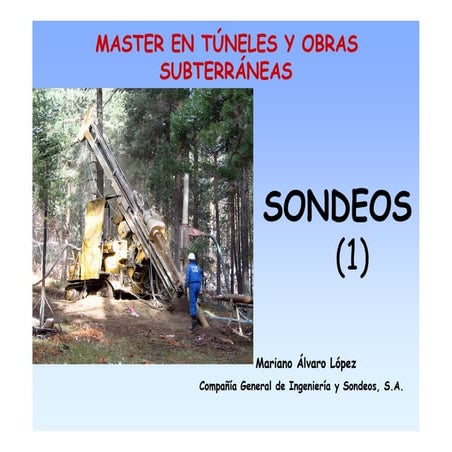 Sondeos en túneles (pres)