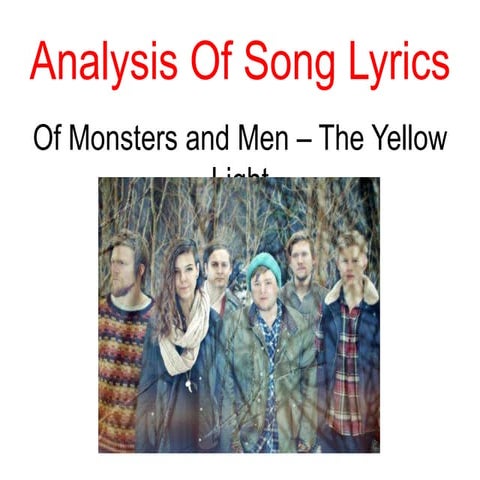 Song analysis