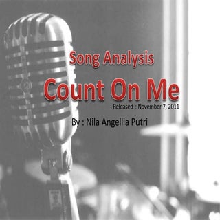 English task X SMA. Song analysis C...