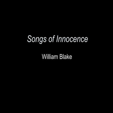 Songs of innocence