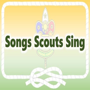 Songs scouts sing