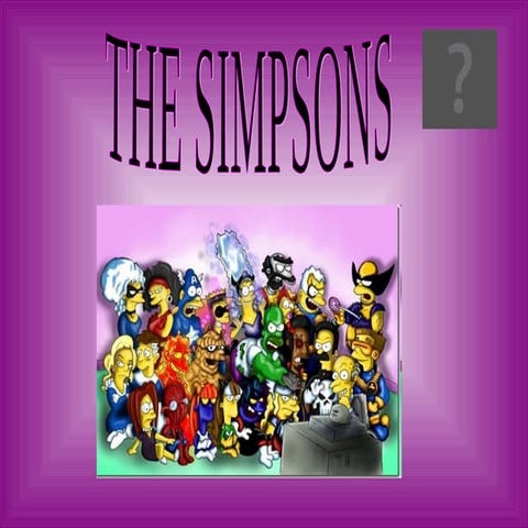 The simpsons project Lidia Marro | PPTX