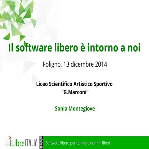 Software libero: siamo circondati