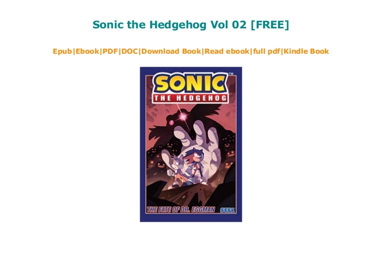 Download Sonic The Hedgehog Vol 02 Free