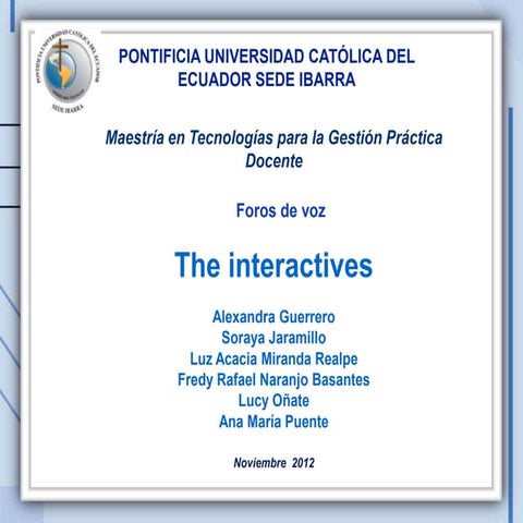 Foro Sonido levantino