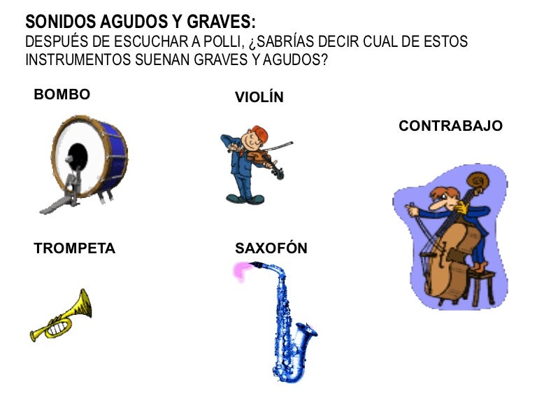Sonidos graves y agudos
