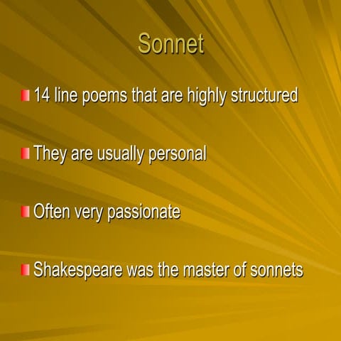 Sonnets