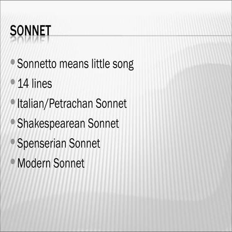 Sonnet