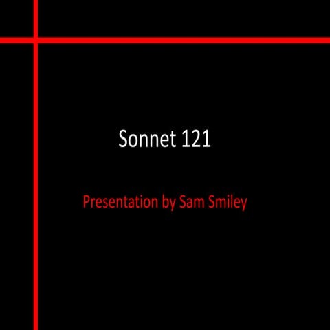 Sonnet 121