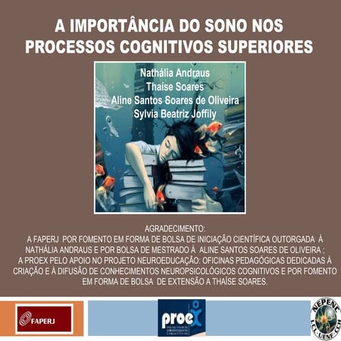 Sono e aprendizagem semana de ic