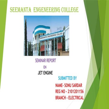 JET ENGINE ELECTRICAL ENGINEERING ,PPTX,