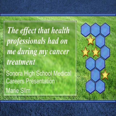 Sonora HS Medical Careers Breast Cancer Presentation