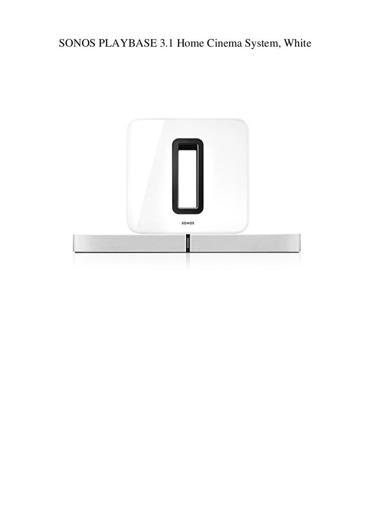 sonos cinema system