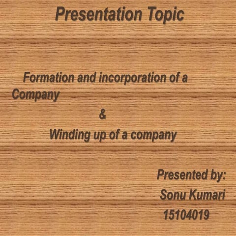  company law ppt