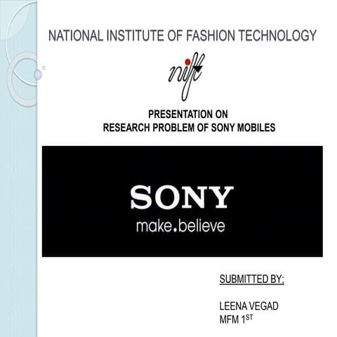 Sony ppt