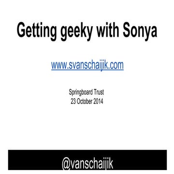 Springboard Trust Workshop