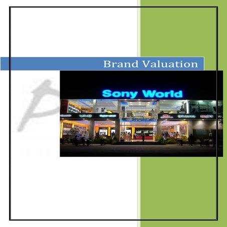 Sony Brand Valuation