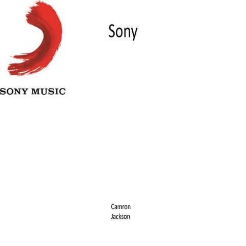 Sony presentation media 