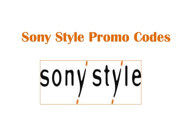 Sony style promo codes