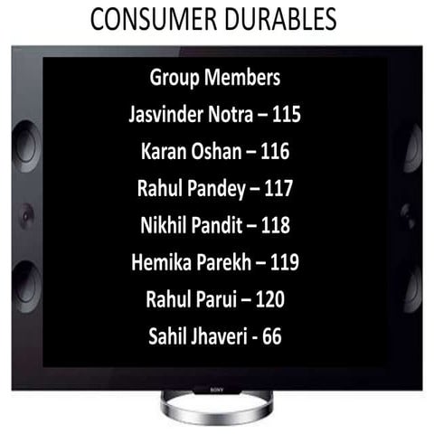 Consumer Durables- Sony ultra hd tv(1)