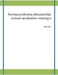 Soomaa Jätkusuutliku Turismi Arengustrateegia 2009-13