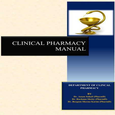 CLINICAL PHARMACY MANUAL