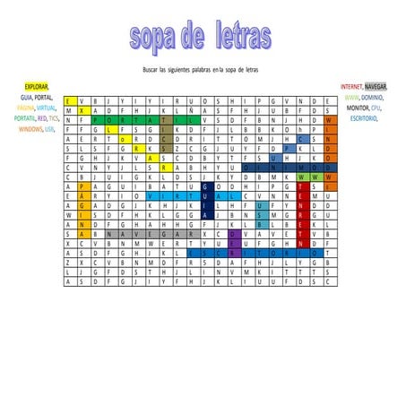 Sopa --de--letras