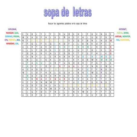 Sopa --de--letras