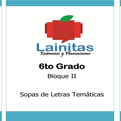 Sopa letras p6 2bim