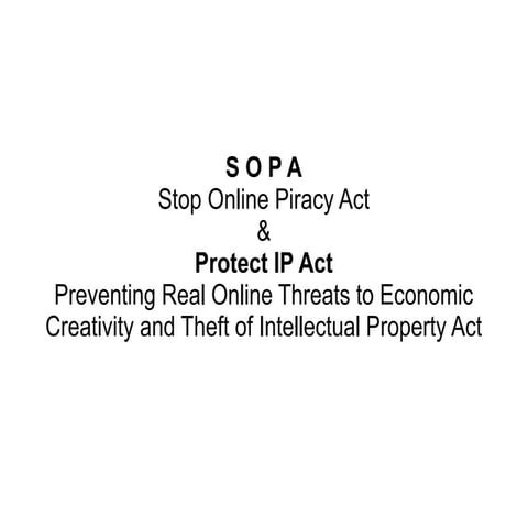 S.O.P.A, Significado y efectos en la comunidad educativa.