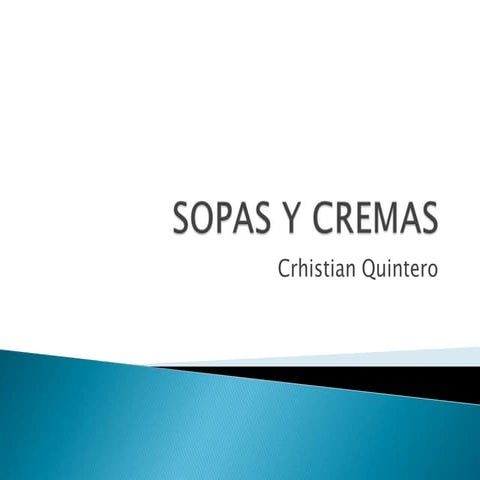 Sopas Y Cremas