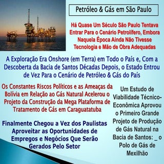 São Paulo no Cenário do Petróleo & Gás