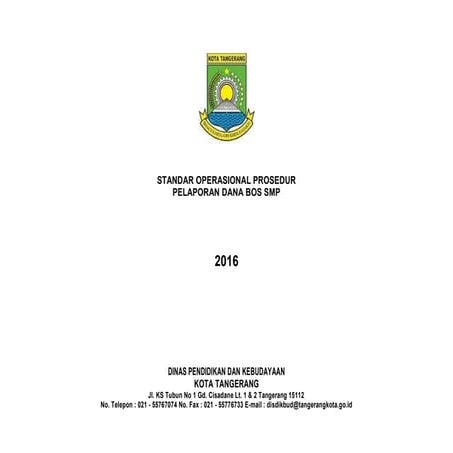 Sistem Operasional Penggunaan Dana Bos Pdf
