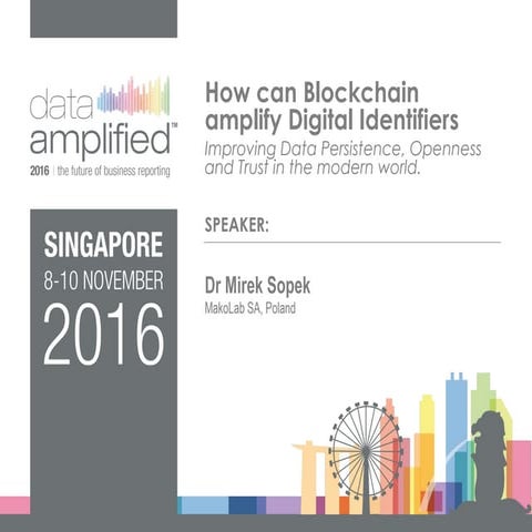 How Can Blockchain amplify Digital Identifiers? Improving Data Persistence, O...