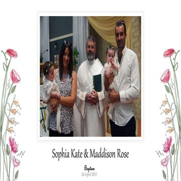 Sophia & Maddison - 26/04/2015