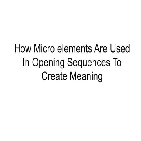 Sophia micro elements