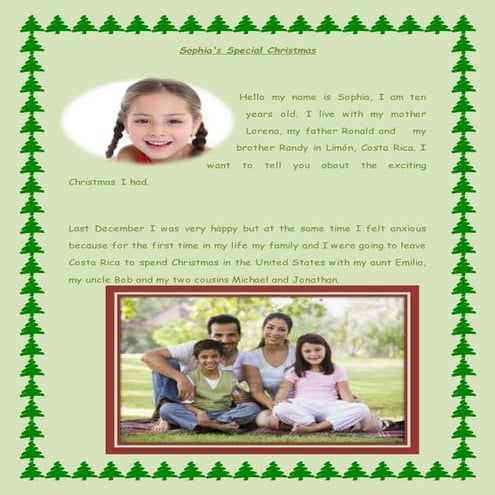 Sophia´s special christmas.